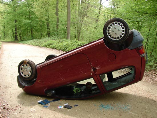  Fin de rallye de voiture volée, route des Princesses