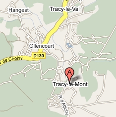 Plan de Tracy le Mont