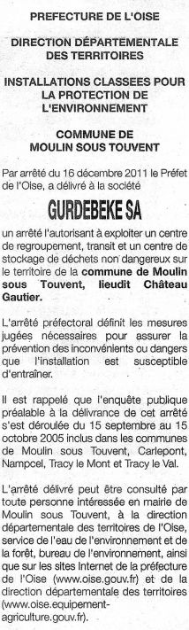 arrete-decharge
