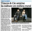 Trace&Cie amène la culture en milieu rural