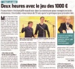 jeu des 1000 euros