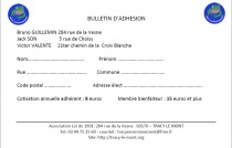 BULLETIN ADHESION TRACY ENVIRONNEMENT